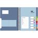 701717 - Бизнес-тетрадь A4,200л,кл,греб Attache Selection Office book синий металлик 888113 (4)