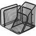 702331 - Подставка Attache 4х секц. для ручек,писем,мет.сетка,145х130х128мм чёрная 688773 (2)