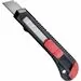 776019 - Нож канцелярский 18мм Attache чёрный, цв. фиксатора в ассорт. 954199 (3)