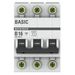 676355 - EKF Basic автоматический выключатель 3P 16А (B) 4,5кА ВА 47-29 mcb4729-3-16-B (3)