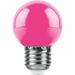 780578 - Feron Лампа св/д шар G45 E27 1W розовый 70x45 д/гирлянды Белт Лайт LB-37 38123 (8)