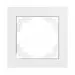 805059 - Stekker Катрин рамка СУ 1мест., стекло белый GFR00-7001-01 39517 (2)