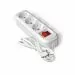 240797 - Сет. удлинитель UNIVersal ПВС 3х1 3роз.  2м 16А земля, выкл. (корпус ABS) S-303 4418 (1)