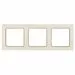 769034 - EKF Стокгольм рамка 3 мест. белая с линией цвета шампань (PC) EAM-G-302-20 (2)