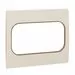 769022 - EKF Стокгольм рамка для розетки 2 мест. белая с линией цвета шампань (PC) EYM-G-305-20 (5)