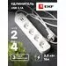 776775 - EKF сет. удл. ПВС 3х1 4 роз.  2 м 16А/3,5кВт 2 USB 2,1А земля Эксперт UBA16-2USB-4-02i (7)