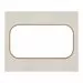 769022 - EKF Стокгольм рамка для розетки 2 мест. белая с линией цвета шампань (PC) EYM-G-305-20 (2)