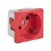 766443 - EKF Розетка 45х45 PRO, с заземлением, красная , 45 град E6MR16-028-70-45 (2)