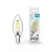 784687 - Gauss BASIC Filament Свеча 4.5W(420lm) 4100K 4K E14 прозр. филамент (нитевидная) 1031215 (2)