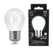 784759 - Gauss Filament Шар 9W(610lm) 4100K 4K E27 milky матов. филамент (нитевидная) 105202209 (2)