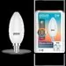 784704 - Gauss лампа Свеча С37 E14 5W(470lm) 2K-4K-6K димм. матов., пластик Wi-Fi Smart Home 1110112 (2)