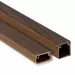 458589 - EKF кабель-канал ПВХ темное дерево (дуб) 25х25 2м (цена за 1м) (32м в уп.) kk-25-25d (2)