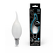 784889 - Gauss Filament Свеча на ветру 9W(610lm) 4100K 4K E14 milky матов. димм. филамент (нитев) 104201209-D (2)