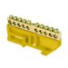 676456 - EKF Шина N Ноль (нул.) N 6x9мм 10 отверстий латунь желтый изолятор на DIN-рейку PROxima sn0-63-10- (2)