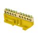 676457 - EKF Шина N Ноль (нул.) N 6х9мм 10 отв. латунь желтый изолятор на DIN-рейку розн. стикер PROxima sn (2)