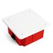 836208 - Stekker Коробка монтажная для полых стен с крышкой IP20 красный 92x92x45 EBX30-02-1-20-92 49007 (7)