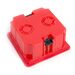 836208 - Stekker Коробка монтажная для полых стен с крышкой IP20 красный 92x92x45 EBX30-02-1-20-92 49007 (3)