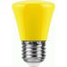 694381 - Feron Лампа св/д колокольчик C45 E27 1W желтая матовая Белт Лайт 70x45, LB-372 25935 (1)