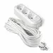 337426 - UNIVersal сет. удлинитель ПВС 3х1 3роз. 10м 10А земля (корпус ABS) E-303 1980 (1)