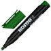 701032 - Маркер перманентный зеленый 3-5 мм скошенный наконечник 20955 Kores 867790 (1)
