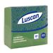 701165 - Салфетки бумажные 100шт. зеленые (24х24см) Luscan 476874 (1)