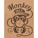 701463 - Тетрадь №1 School Monkey 48л., А5, скрепка,обл. крафт, цв.печать 794783 (1)