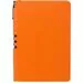 701733 - Бизнес-тетрадь Attache Light Book A5 112л,линия,цв.срез, кожзам оранжевый 1001831 (1)