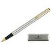 754160 - Роллер DIPLOMAT Traveller stainless steel gold синий D20000651 1006795 (1)