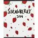 755087 - Тетрадь общая  А5,48л,кл,скреп,обл.мел.карт,УФ-лак №1 School Strawberry Jam 1154663 (1)