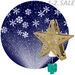 761366 - ЭРА Проектор Звезда на елку IP20 (3шт*АА) 8488 lБ0047978 (1)