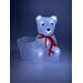 761370 - ЭРА Фигура новогод. акрил Медвежонок с корзинкой 10LED xолод.бел 15x19x21см (3штxАА) IP20 Б0047974 (1)