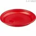 713500 - Тарелка однораз. D=165мм, красн., ПС 50шт/уп Комус (1)
