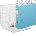 631608 - Папка с арочн.мех. BANTEX ECONOMY PLUS 50мм голубой (1)