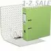631609 - Папка с арочн.мех. BANTEX ECONOMY PLUS 50мм лайм (1)