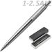631702 - Ручка шариковая PARKER 2017 Jotter Сталь 1953170 синяя средняя Франция (1)